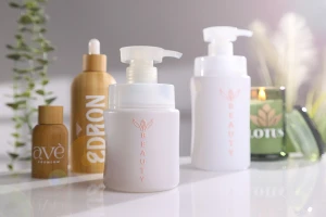 Пластмасова (HDPE) бяла бутилка 500 мл с помпа-изображение_група